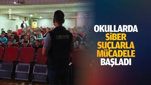 Okullarda siber su&ccedil;larla m&uuml;cadele başladı