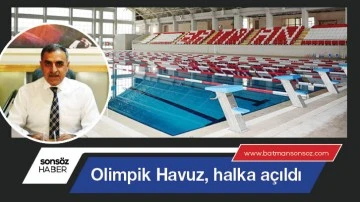 Olimpik Havuz, halka a&ccedil;ıldı