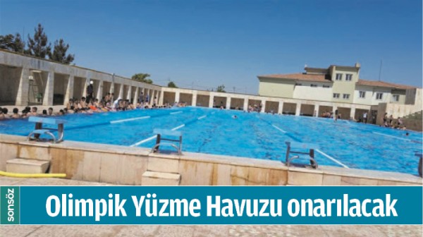 OLİMPİK Y&Uuml;ZME HAVUZU ONARILACAK