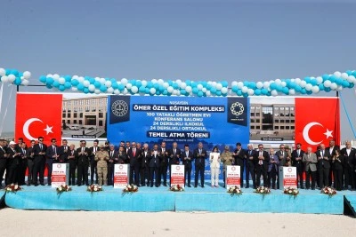 &Ouml;mer &Ouml;zel Eğitim Kompleksi'nin temeli atıldı