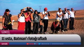 On bir usta, Batman&rsquo;ı fotoğrafladı