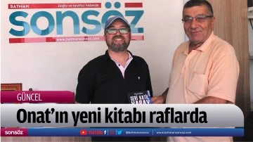 Onat&rsquo;ın yeni kitabı raflarda