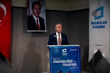 Onat: Turizm gazeteciliği masada değil sahada icra edildiğinde değer kazanır