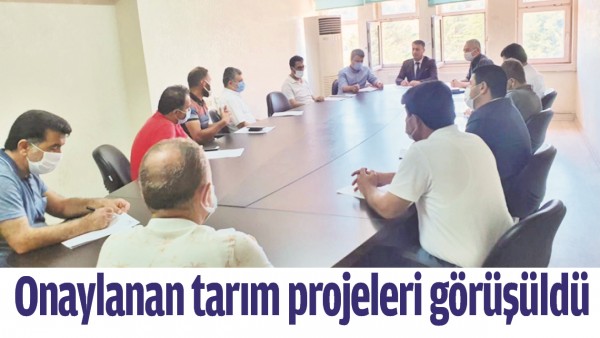 ONAYLANAN TARIM PROJELERİ G&Ouml;R&Uuml;Ş&Uuml;LD&Uuml;