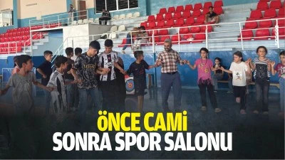 &Ouml;nce cami, sonra spor salonu