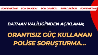 Orantısız g&uuml;&ccedil; kullanan polise soruşturma&hellip;