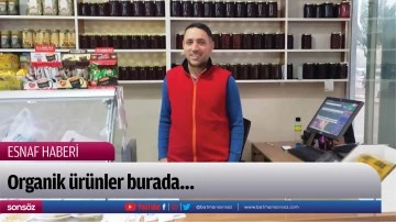 Organik &uuml;r&uuml;nler burada&hellip;