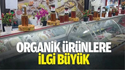Organik &uuml;r&uuml;nlere ilgi b&uuml;y&uuml;k