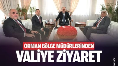 Orman B&ouml;lge M&uuml;d&uuml;rlerinden Valiye Ziyaret