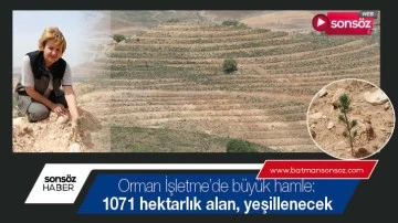Orman İşletme&rsquo;de b&uuml;y&uuml;k hamle