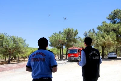 Ormanlar termal dronla korunuyor