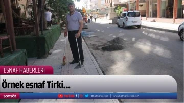 &Ouml;rnek esnaf Tirki&hellip;