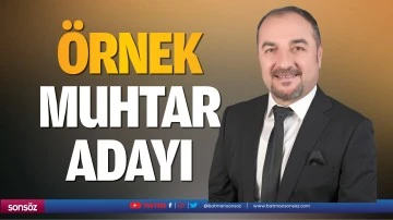 &Ouml;rnek muhtar adayı