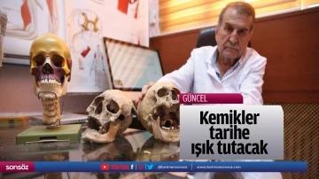 Orta &Ccedil;ağ d&ouml;nemine ait kemikler tarihe ışık tutacak