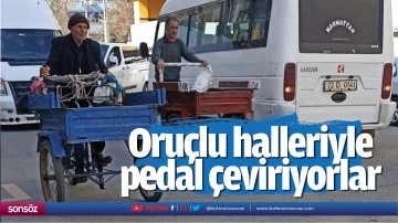 Oru&ccedil;lu halleriyle pedal &ccedil;eviriyorlar