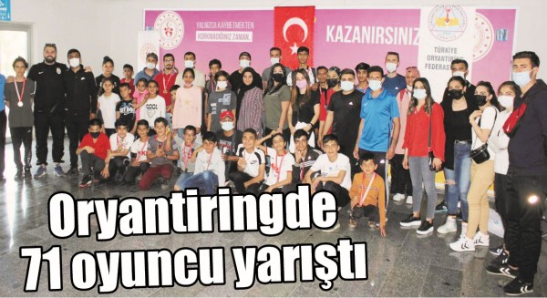 ORYANTİRİNGDE 71 OYUNCU YARIŞTI