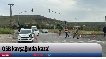 OSB kavşağında kaza!