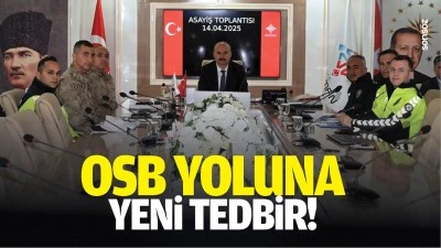 OSB yoluna yeni tedbir!