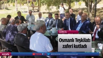 Osmanlı Teşkilatı, zaferi kutladı
