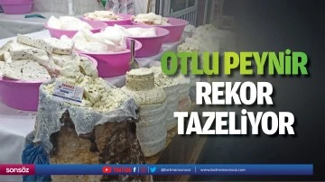 Otlu peynir, rekor tazeliyor