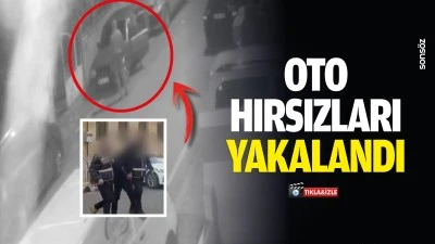 Oto hırsızları yakalandı