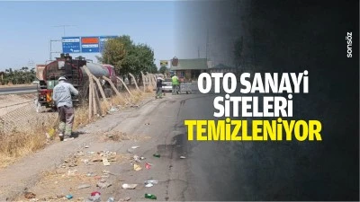 Oto sanayi siteleri temizleniyor