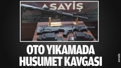Oto yıkamada husumet kavgası