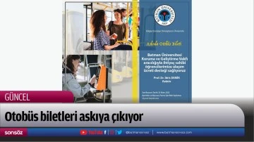 Otob&uuml;s biletleri askıya &ccedil;ıkıyor