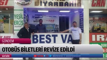 Otob&uuml;s biletleri revize edildi