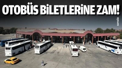 Otob&uuml;s biletlerine zam!