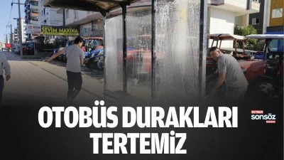 Otob&uuml;s durakları tertemiz