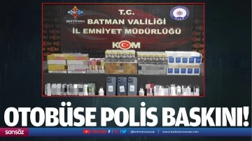 Otob&uuml;se polis baskını!