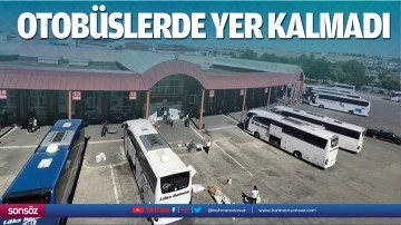 Otob&uuml;slerde yer kalmadı