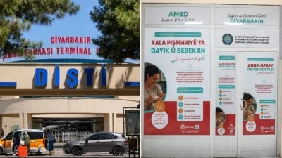 Otogarda bebeklere &uuml;cretsiz destek noktası