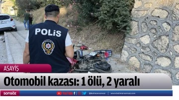 Otomobil kazası: 1 &ouml;l&uuml;, 2 yaralı
