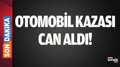 Otomobil kazası can aldı!