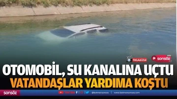 Otomobil, su kanalına u&ccedil;tu