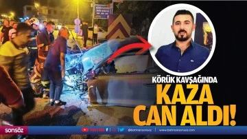 K&ouml;r&uuml;k Kavşağında kaza can aldı!