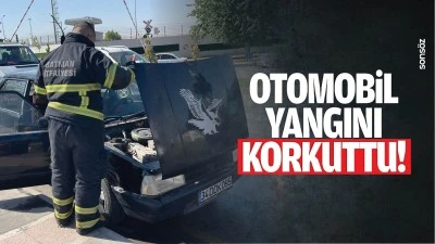 Otomobil yangını korkuttu!