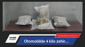 Otomobilde 4 kilo zehir&hellip;