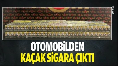Otomobilden ka&ccedil;ak sigara &ccedil;ıktı