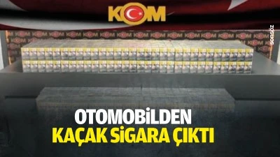 Otomobilden ka&ccedil;ak sigara &ccedil;ıktı