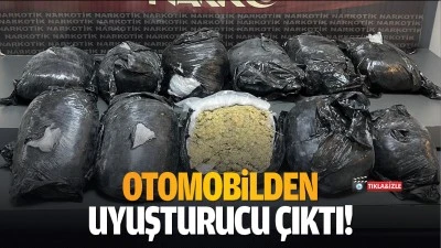 Otomobilden uyuşturucu &ccedil;ıktı!
