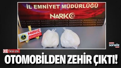Otomobilden zehir &ccedil;ıktı!