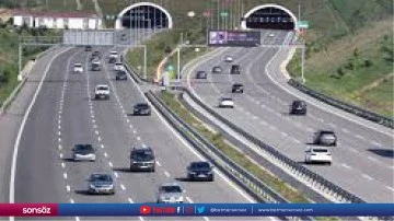 Otoyollarda bayram tatili d&ouml;n&uuml;ş&uuml; hareketliliği yaşanıyor