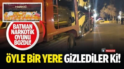 &Ouml;yle bir yere gizlediler ki... Batman narkotik oyunu bozdu!