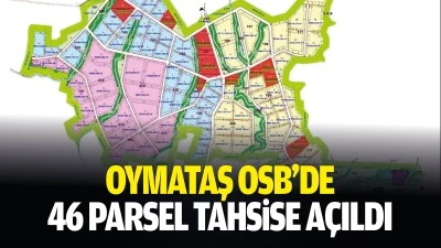 Oymataş OSB&rsquo;de 46 parsel tahsise a&ccedil;ıldı