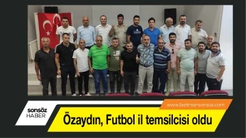 &Ouml;zaydın, Futbol il temsilcisi oldu
