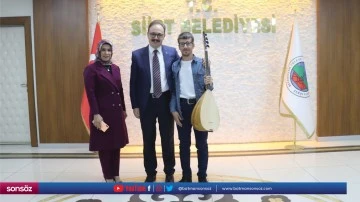 &Ouml;zel birey Ey&uuml;p Sarsılmaz'ı makamında ağırladı