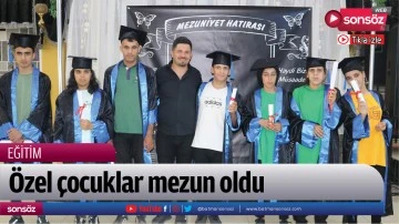 &Ouml;zel &ccedil;ocuklar mezun oldu